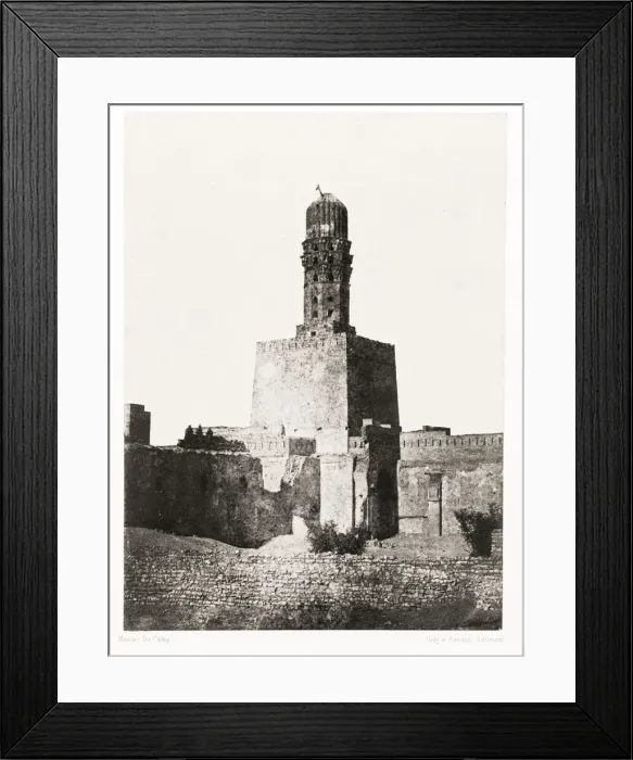 Framed Print : Mosque of AbūʿAlīManṣūr Egypt, by Maxime Du Camp Framed Print : Mosque of AbūʿAlīManṣūr Egypt, by Maxime Du Camp