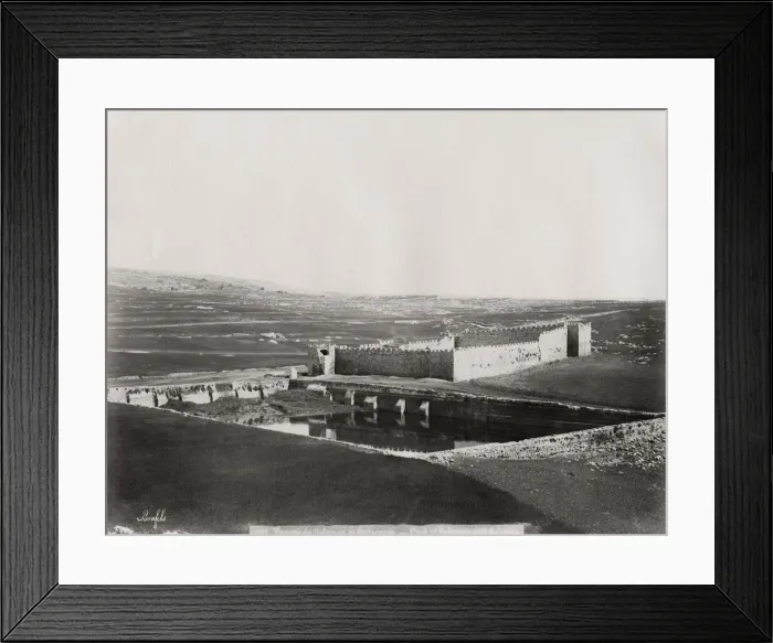 Framed Print : Solomons Pools, fortress, near Bethelem, now West Bank Framed Print : Solomons Pools, fortress, near Bethelem, now West Bank