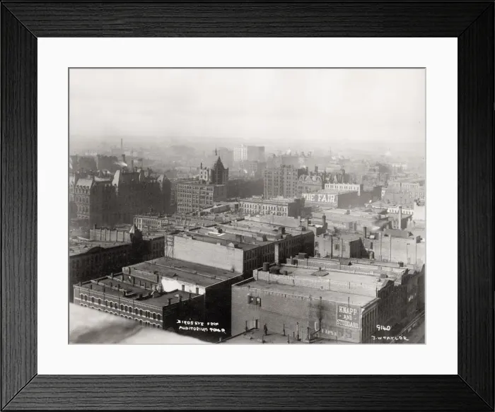 Framed Print : Chicago from the Auditorium building Framed Print : Chicago from the Auditorium building