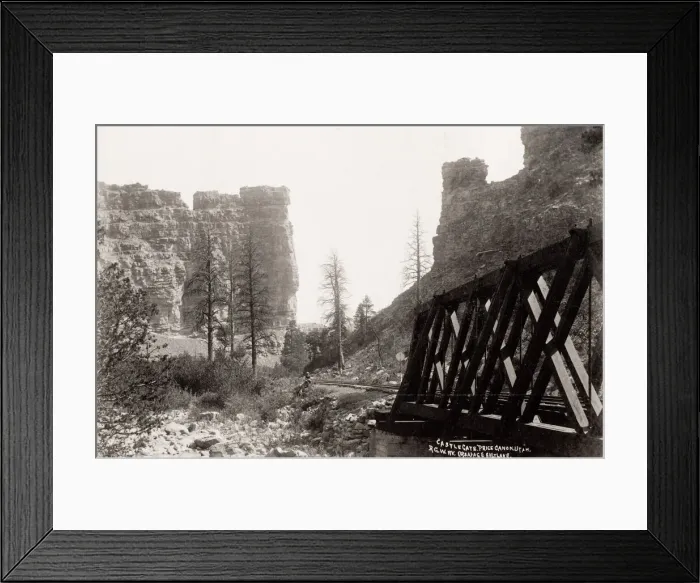 Framed Print : Castle Gate, Price Canon, Canyon, Utah USA, railroad Framed Print : Castle Gate, Price Canon, Canyon, Utah USA, railroad
