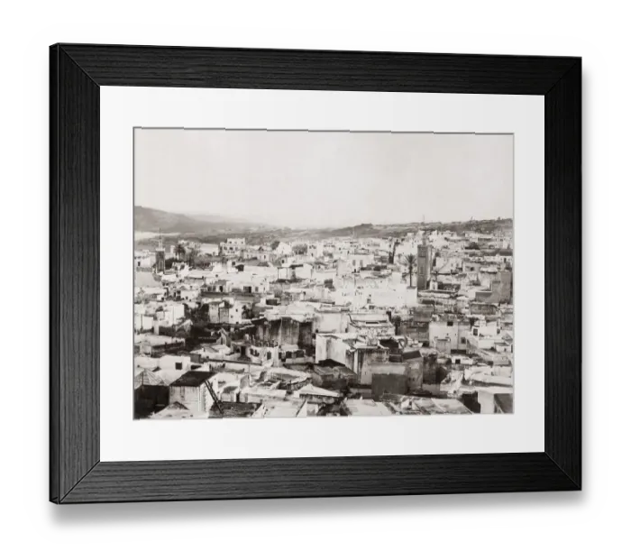 Framed Print : View of Tangier, Morocco, c. 1890 s Framed Print : View of Tangier, Morocco, c. 1890 s