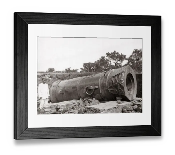 Framed Print : Malik-i-Maidan, the Great Gun of Bijapur, India Framed Print : Malik-i-Maidan, the Great Gun of Bijapur, India