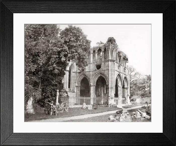 Framed Print : Dryburgh Abbey, near Melrose, Scotland, c. 1870 s Framed Print : Dryburgh Abbey, near Melrose, Scotland, c. 1870 s