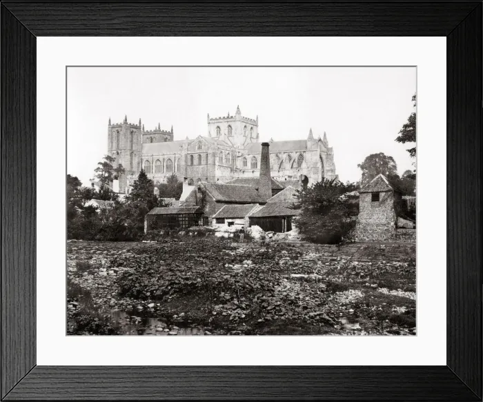 Framed Print : Ripon Cathedral, Yorkshire, c. 1870 s Framed Print : Ripon Cathedral, Yorkshire, c. 1870 s