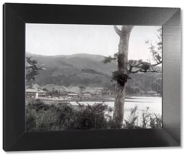 View onto Hakone Lake, Japan, c. 1890