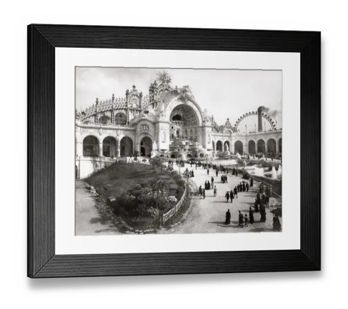 Framed Print : Pavilions at the World Fair, Paris, France, 1900 Framed Print : Pavilions at the World Fair, Paris, France, 1900