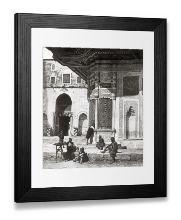 Framed Print : Street vendor Constantinople (Istanbul), Turkey, c. 1880 Framed Print : Street vendor Constantinople (Istanbul), Turkey, c. 1880