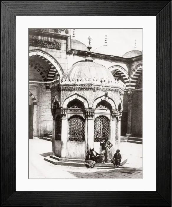 Framed Print : Water fountain, Constantinople (Istanbul), Turkey, c. 1880 Framed Print : Water fountain, Constantinople (Istanbul), Turkey, c. 1880