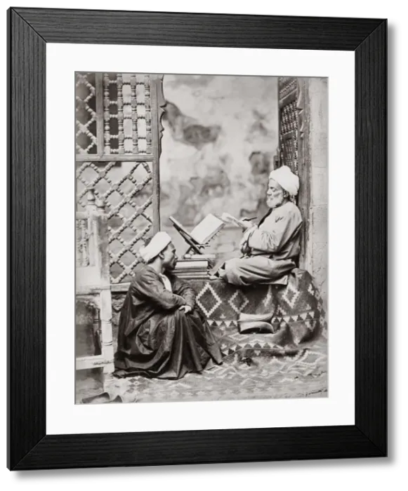Framed Print : Muslim cleric, Egypt, c. 1880 s Framed Print : Muslim cleric, Egypt, c. 1880 s