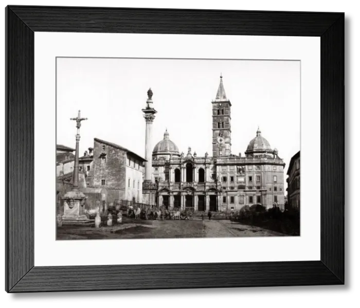 Framed Print : Basilica di Santa Maria Maggiore, Rome, Italy, c. 1870 Framed Print : Basilica di Santa Maria Maggiore, Rome, Italy, c. 1870