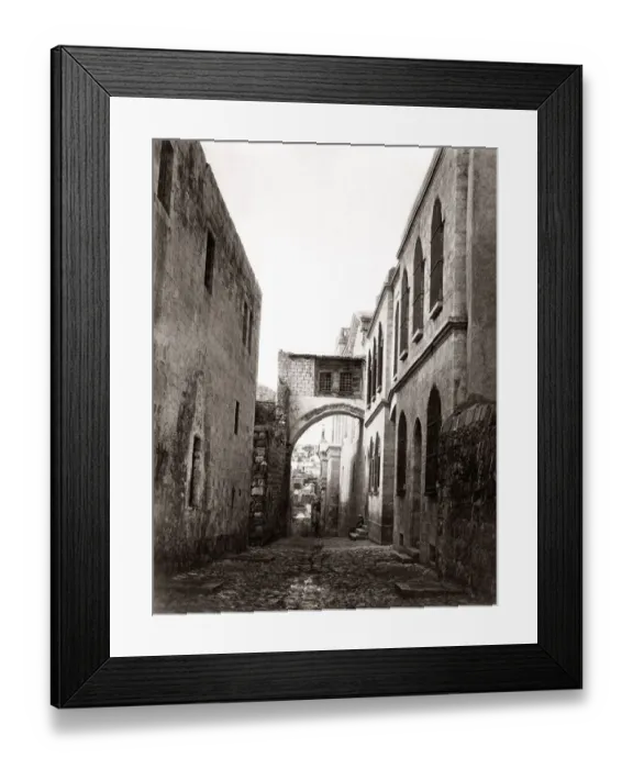 Framed Print : Ecce Homo Arch, Jerusalem, c. 1880 s Framed Print : Ecce Homo Arch, Jerusalem, c. 1880 s