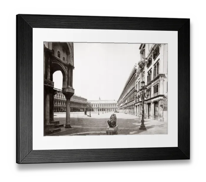 Framed Print : St Marks Square, Venice, Italy, c. 1880 s Framed Print : St Marks Square, Venice, Italy, c. 1880 s