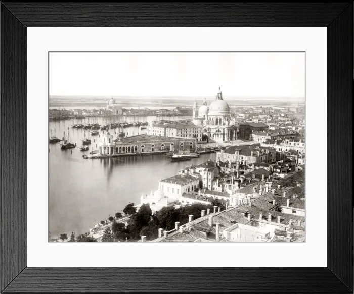 Framed Print : Santa Maria della Salute, Venice, Italy, c. 1880 s Framed Print : Santa Maria della Salute, Venice, Italy, c. 1880 s