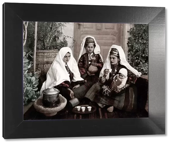 Israel Palestine - women and a baby from Bethlehem