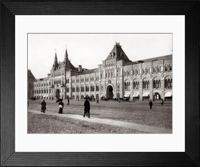 Framed Print : c. 1890s Russia Moscow street scene and palace Framed Print : c. 1890s Russia Moscow street scene and palace