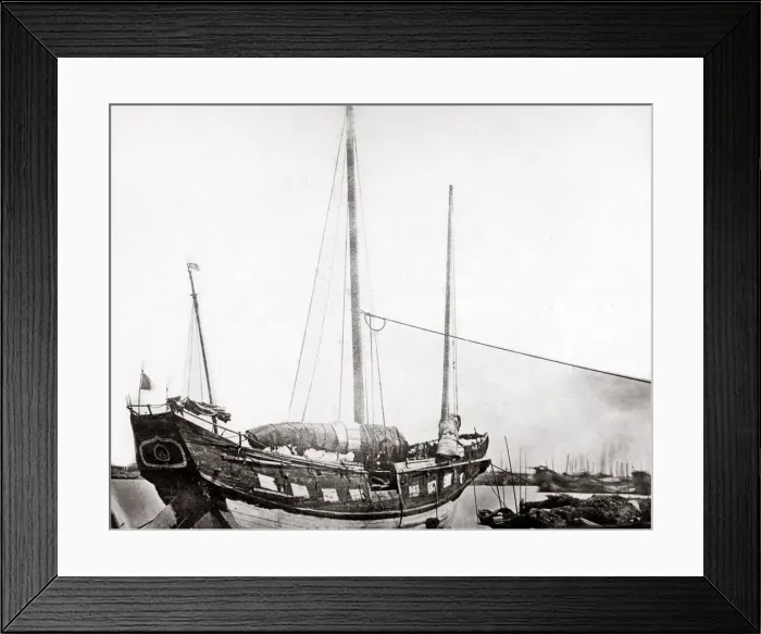 Framed Print : c. 1880s China - Chinese junk Framed Print : c. 1880s China - Chinese junk