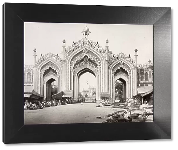 Hussainabad Gate, Lucknow, India, Samuel Bourne image