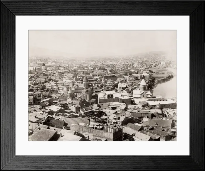 Framed Print : Caucasus, Tiflis, Tiblisi, Georgia, view of the city Framed Print : Caucasus, Tiflis, Tiblisi, Georgia, view of the city