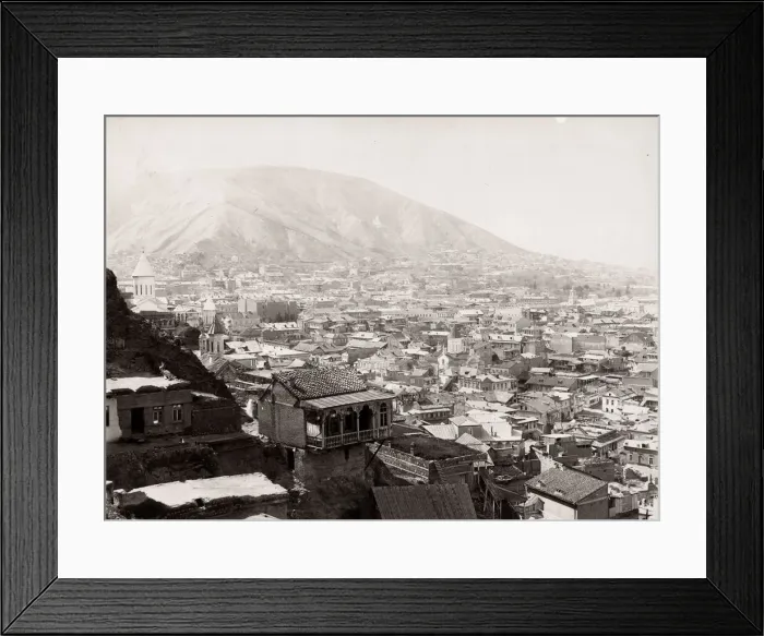 Framed Print : Caucasus, Tiflis, Tiblisi, Georgia, view of the city