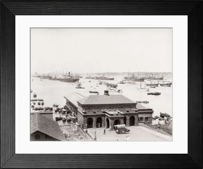 Framed Print : Harbour and ships, Colombo, Ceylon, Sri Lanka Framed Print : Harbour and ships, Colombo, Ceylon, Sri Lanka