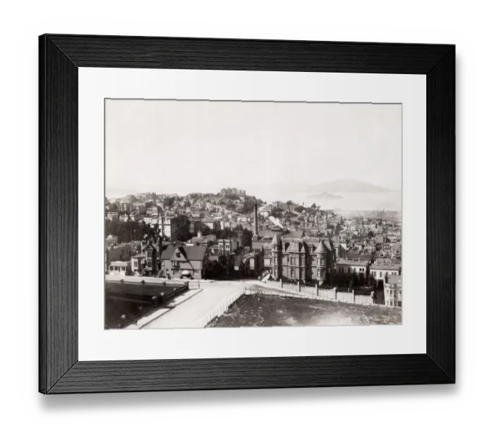 Framed Print : San Franciso, California, city, bay and Alcatraz Island Framed Print : San Franciso, California, city, bay and Alcatraz Island