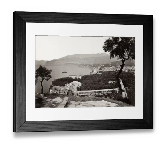 Framed Print : View of Sorrento, from Capodimonte, Italy Framed Print : View of Sorrento, from Capodimonte, Italy