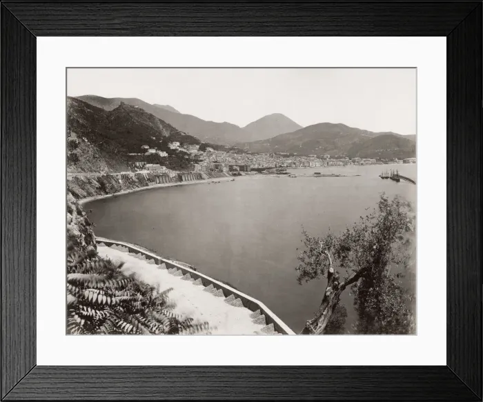 Framed Print : Salerno Italy, along the Mediterranean coast Framed Print : Salerno Italy, along the Mediterranean coast