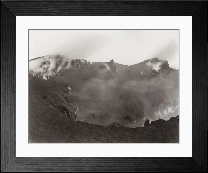 Framed Print : 1895 eruption of the volcano Mount Vesuvius Framed Print : 1895 eruption of the volcano Mount Vesuvius