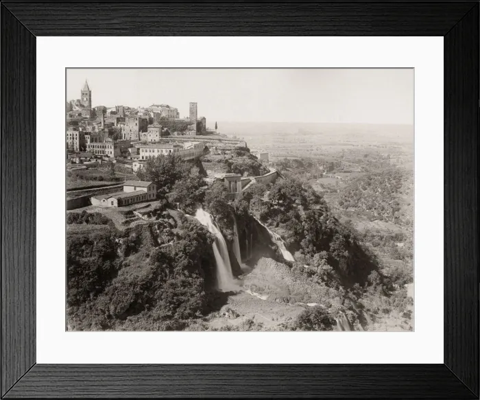Framed Print : Waterfalls, Tivoli, nerar Rome, Italy Framed Print : Waterfalls, Tivoli, nerar Rome, Italy