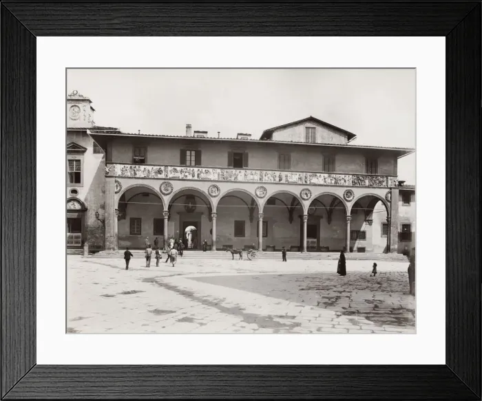 Framed Print : Ospedale del Ceppo, Pistoia, Italy Framed Print : Ospedale del Ceppo, Pistoia, Italy
