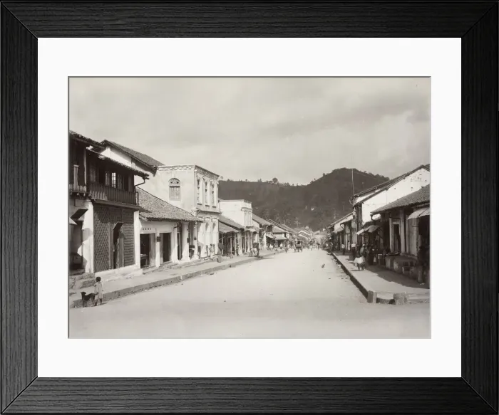 Framed Print : Street scene in Colombo, Ceylon, Sri Lanka Framed Print : Street scene in Colombo, Ceylon, Sri Lanka