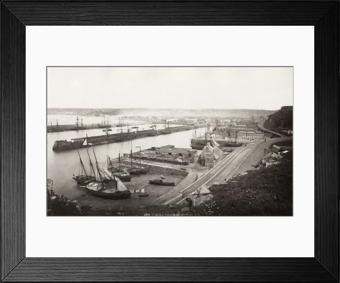 Framed Print : St HelierGuernsey, Channel Islands, c. 1890 Framed Print : St HelierGuernsey, Channel Islands, c. 1890