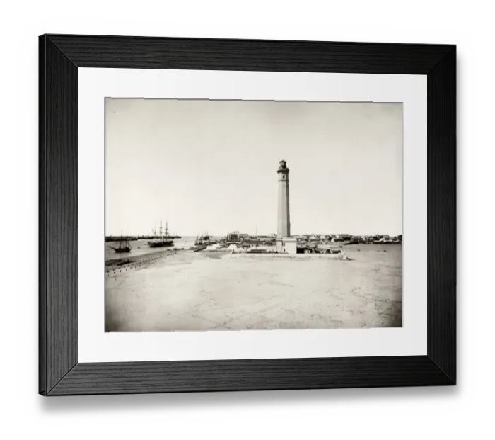 Framed Print : Lighthouse at Port Said on the Suez Canal, Egypt Framed Print : Lighthouse at Port Said on the Suez Canal, Egypt