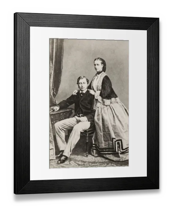 Framed Print : Prince Edward, Prince of Wales, later King Edward 7th Framed Print : Prince Edward, Prince of Wales, later King Edward 7th