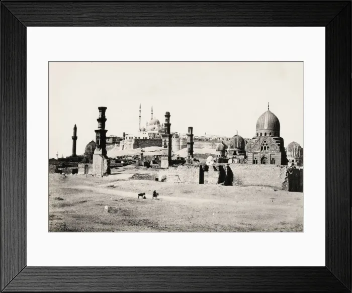 Framed Print : Francis Frith, Egypt, 1857: tombs in the southern Cemetery Framed Print : Francis Frith, Egypt, 1857: tombs in the southern Cemetery