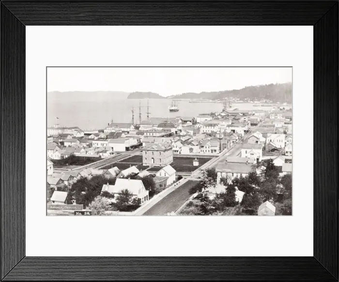 Framed Print : Ship tied up at a wharf, dock, Astoria, Oregon, USA Framed Print : Ship tied up at a wharf, dock, Astoria, Oregon, USA