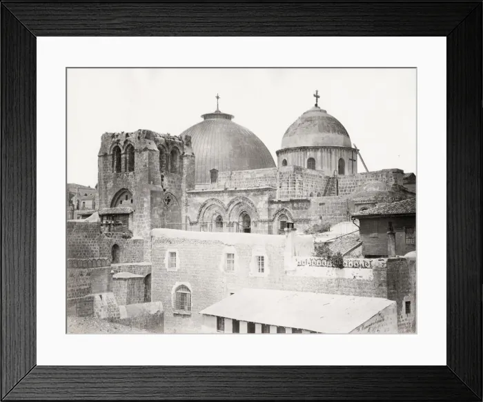 Framed Print : Church of the holy Sepulchre, Jerusalem, modern Israel Framed Print : Church of the holy Sepulchre, Jerusalem, modern Israel