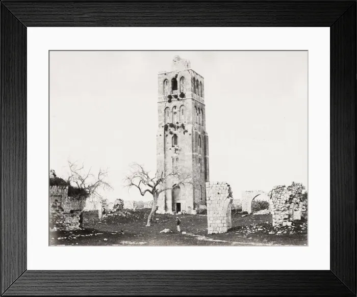 Framed Print : Tower of Ramleh. Holy Land, Palestine, modern Israel Framed Print : Tower of Ramleh. Holy Land, Palestine, modern Israel