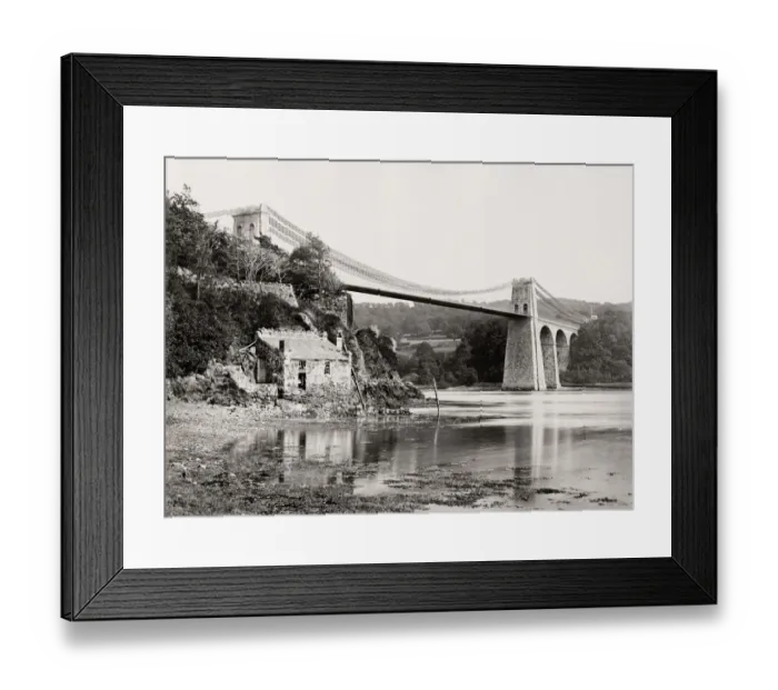 Framed Print : Menai bridge, Anglesea, Wales Framed Print : Menai bridge, Anglesea, Wales