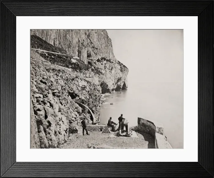 Framed Print : Europa Pass gun batteries - Gibraltar Framed Print : Europa Pass gun batteries - Gibraltar