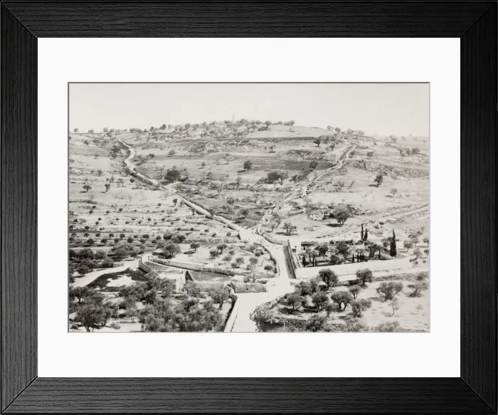Framed Print : Mount of Olives, Jerusalem, Palestine, modern Israel Framed Print : Mount of Olives, Jerusalem, Palestine, modern Israel