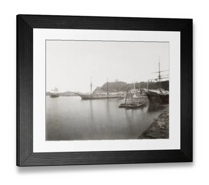 Framed Print : Docks and ships at Yokosuka, Japan Framed Print : Docks and ships at Yokosuka, Japan