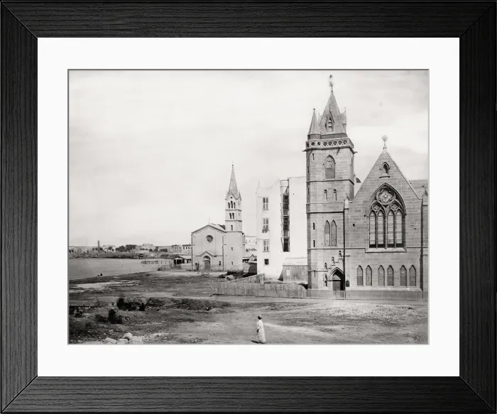 Framed Print : Christian churches, Egypt, probably Cairo Framed Print : Christian churches, Egypt, probably Cairo