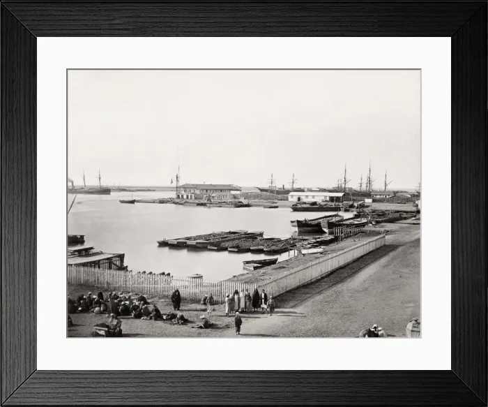 Framed Print : Port Said, Suez Canal, Egypt Framed Print : Port Said, Suez Canal, Egypt