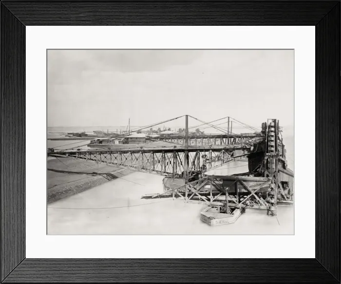 Framed Print : Dredger, Port Said, Suez Canal Framed Print : Dredger, Port Said, Suez Canal