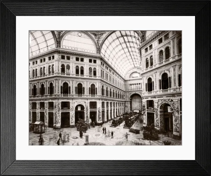 Framed Print : Galleria Umberto I, Naples, Italy Framed Print : Galleria Umberto I, Naples, Italy