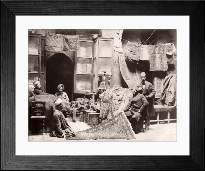 Framed Print : Shop, store, selling carpets, Cairo, Egypt Framed Print : Shop, store, selling carpets, Cairo, Egypt
