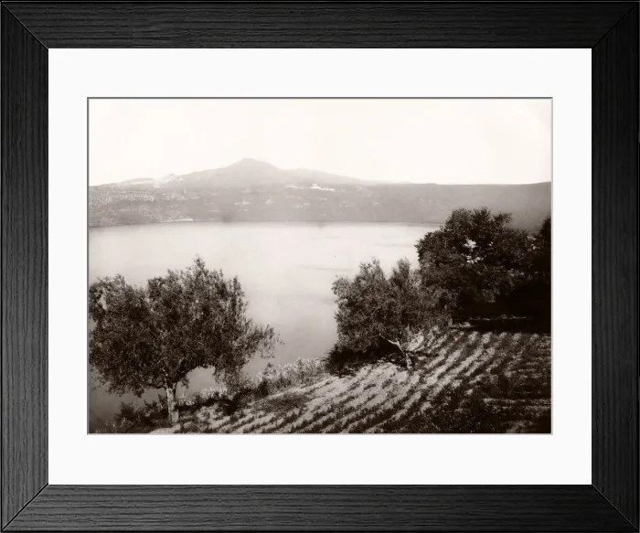 Framed Print : Lake Albano, near Rome, Italy