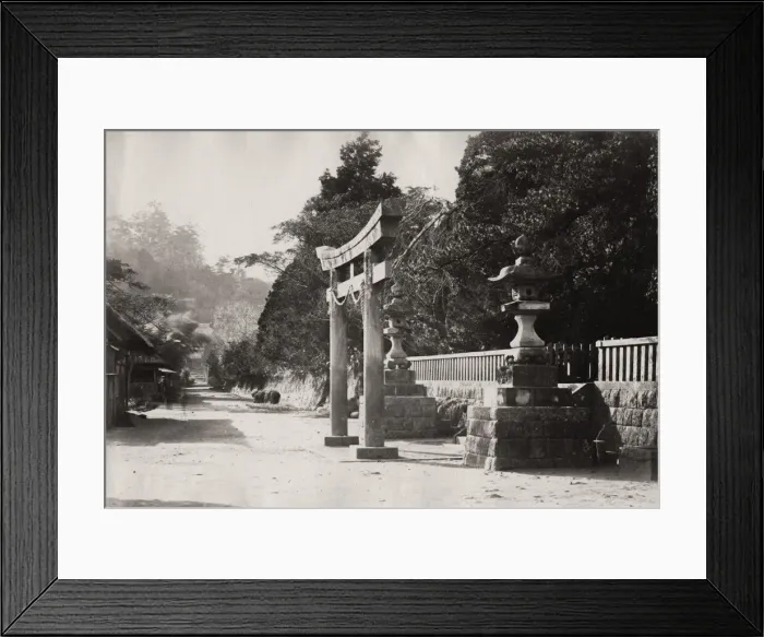 Framed Print : Torii to the temple at Kanazawa, Japan Framed Print : Torii to the temple at Kanazawa, Japan