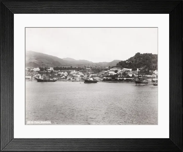 Framed Print : St. Pierre Martinique, West Indies, from the sea Framed Print : St. Pierre Martinique, West Indies, from the sea